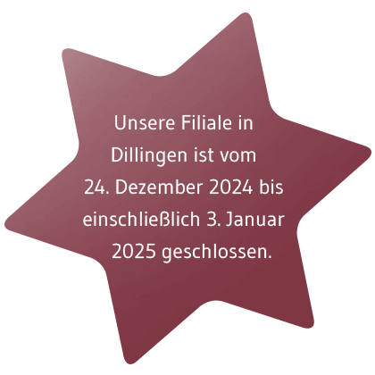 Öffnungszeiten Dillingen im Dezember